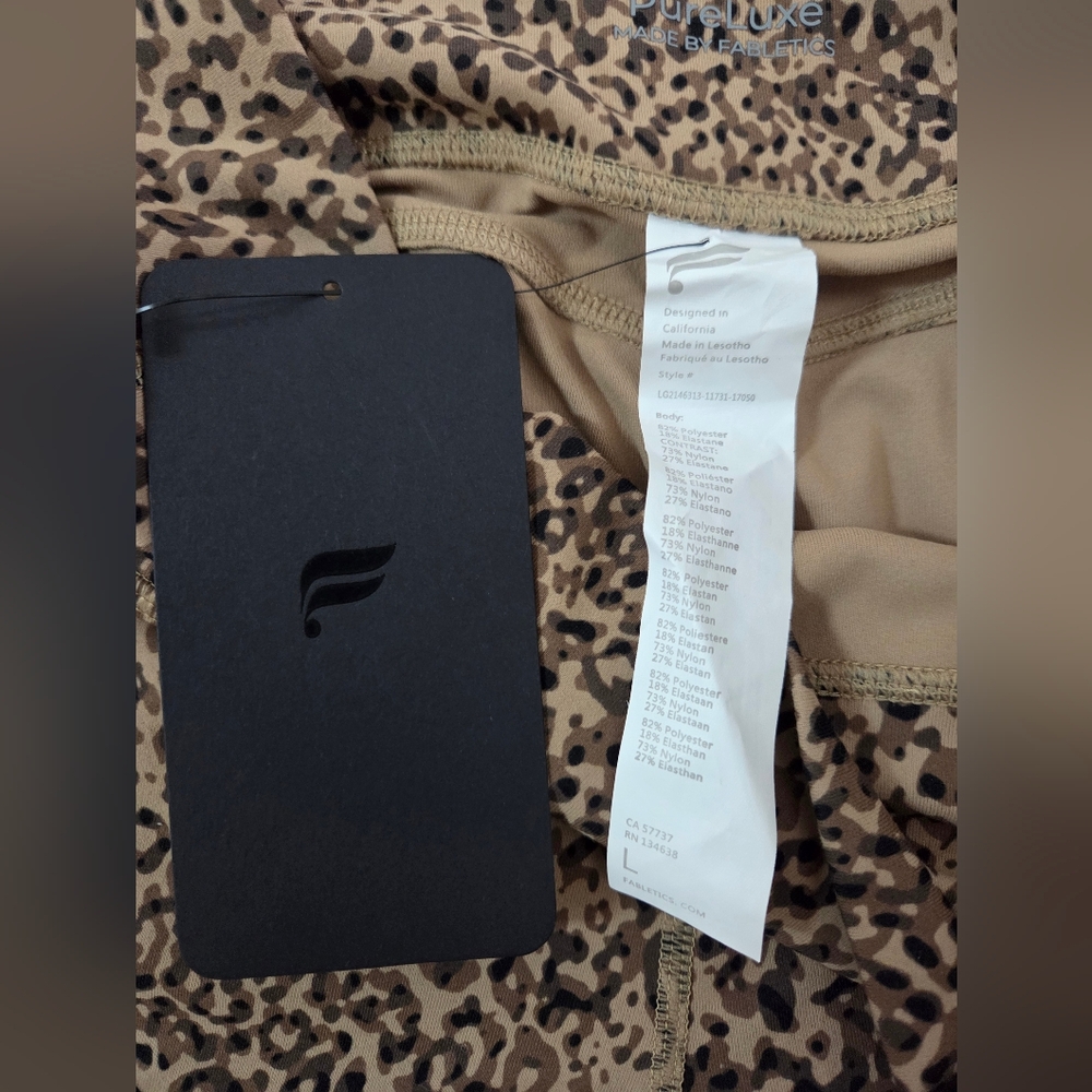 Fabletics Leopard Print PureLuxe High Waisted Leg… - image 8